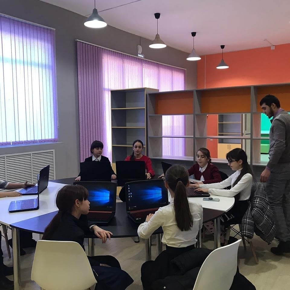 Урок в компьютерном классе
